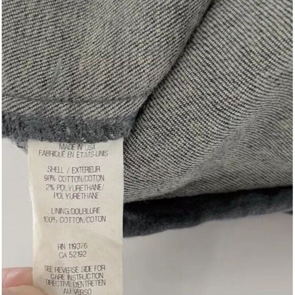 Helmut Lang Gray/Blue Skinny Pull On Elastic Waist Jeans Sz 28 Inseam 34.5,‎ USA - Picture 7 of 12